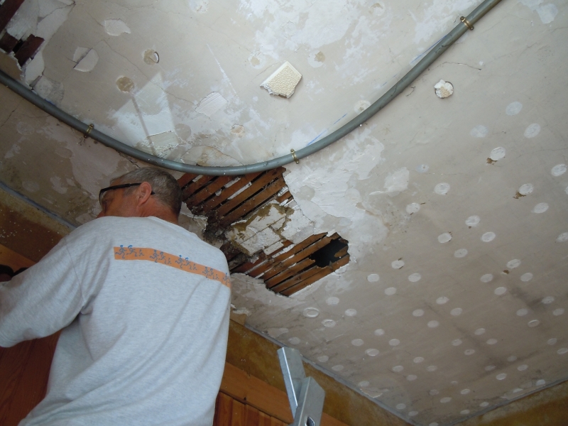 rénovation plafond avec augmentation de volume